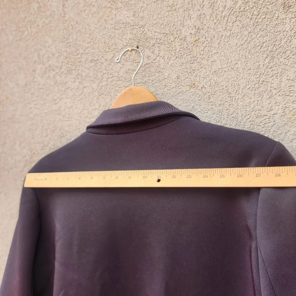 GOOD AMERICAN Women's Waisted Stretch Blazer Size 5 Extra Large Black - Picture 8 of 10